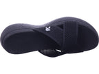 Rieker women's mule Fsk women's sandals in black