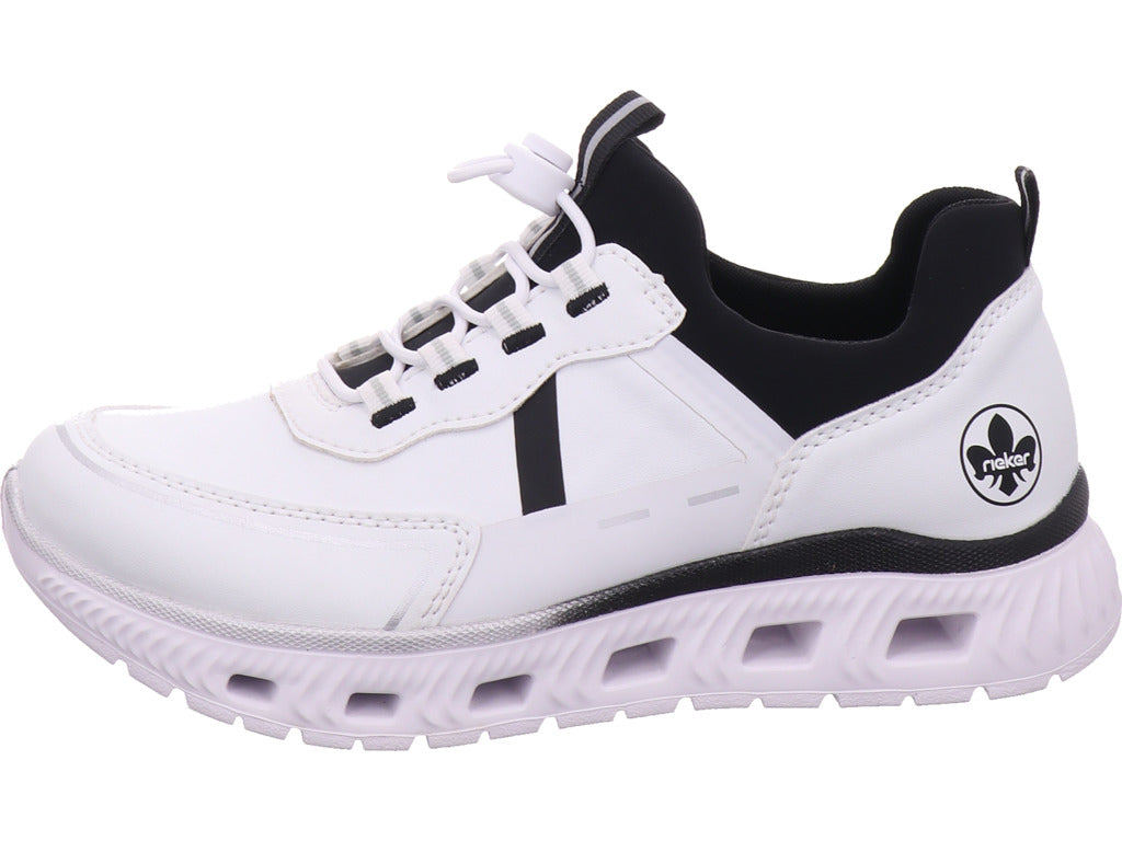 Rieker women's sneakers Fsk women's low shoes in white