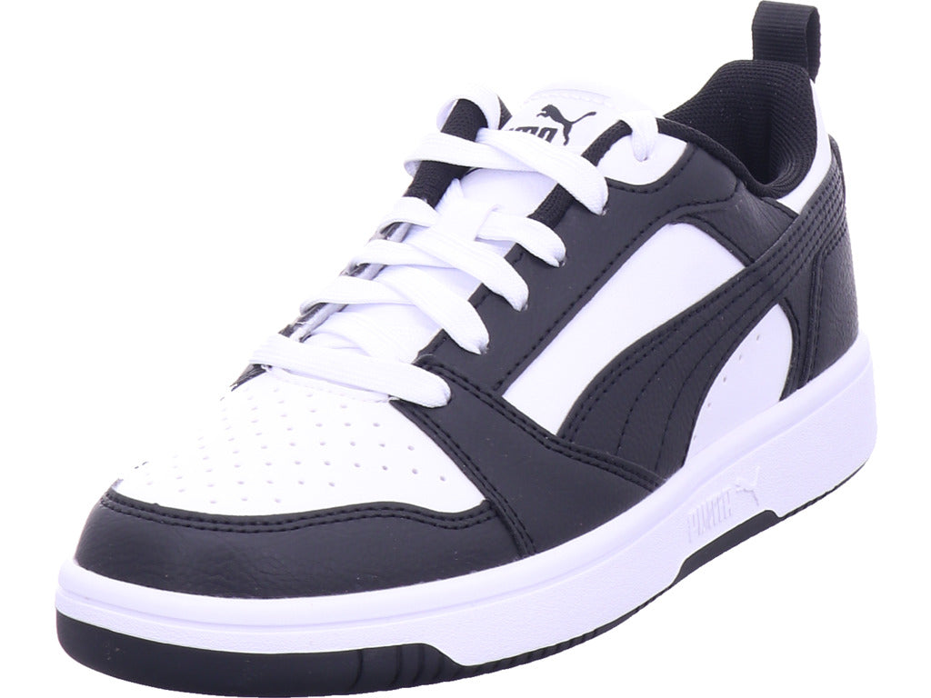 Puma Women's Low Top Shoe Rebound V6 Lo Jr in Black