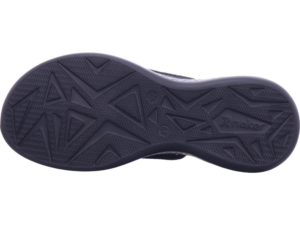 Rieker women's mule Fsk women's sandals in black