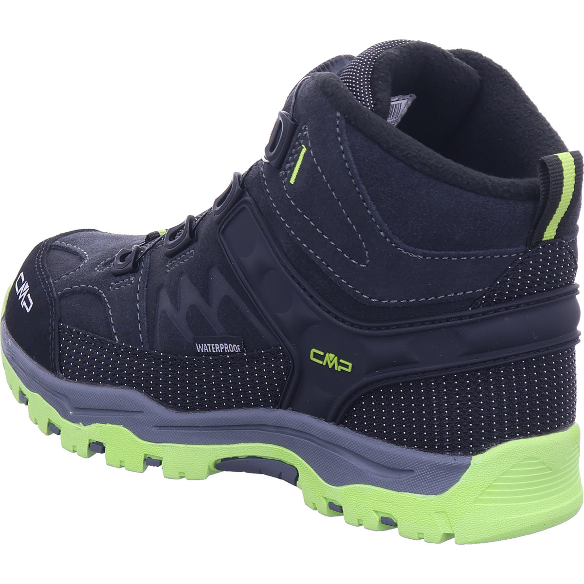 CMP Unisex - dětské turistické boty Kiruna Mid v černé barvě