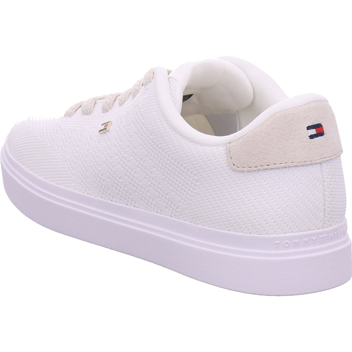 Tommy Hilfiger Damen Sneaker Th Feminine Cupsole Knit in weiß