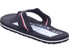 Tommy Hilfiger Men's Pool Slides in black