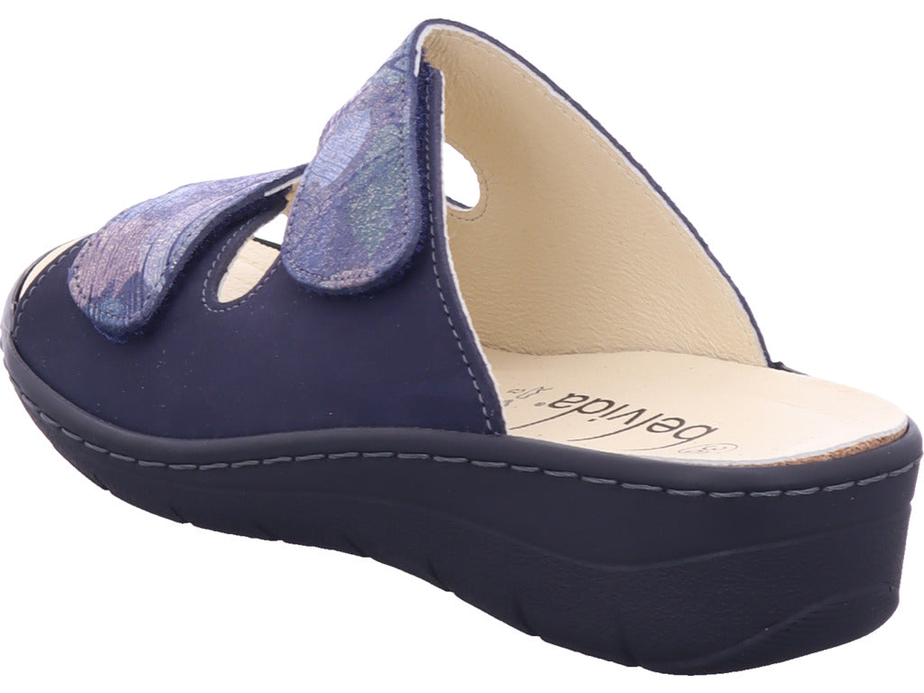 Portina Damen Pantolette  in blau