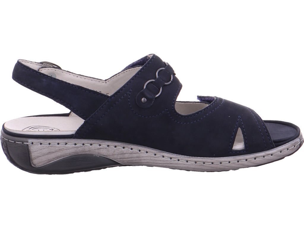 Waldläufer Damen Sandale Beq-Sandl-Wörishf-30 in blau