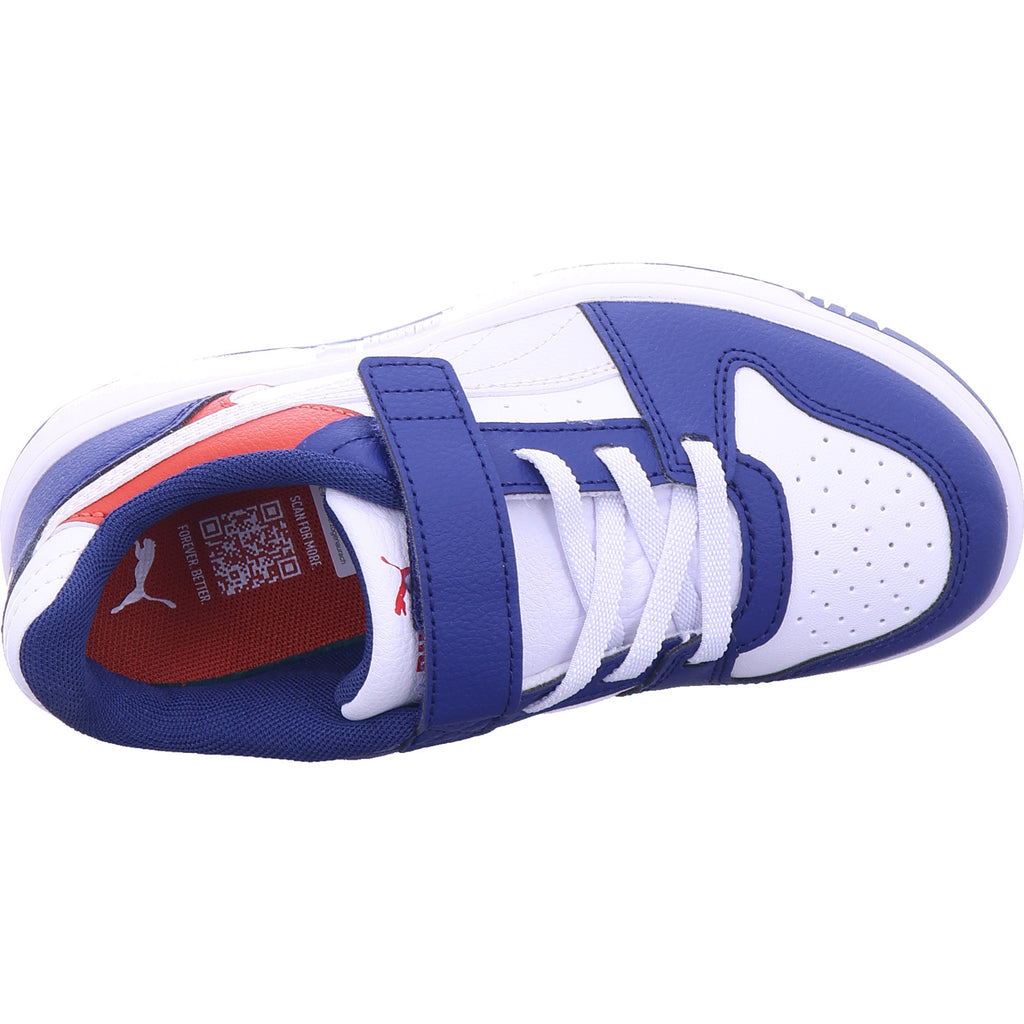 Puma Jungen Sportschuh Rebound Slam Lo Ac + Ps in blau
