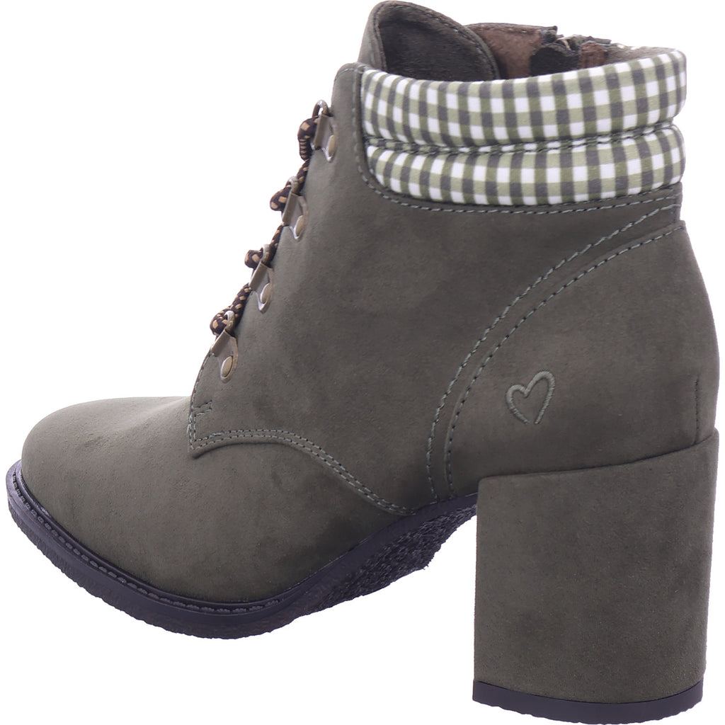 Marco Tozzi Damen Stiefelette  in dunkel-grün