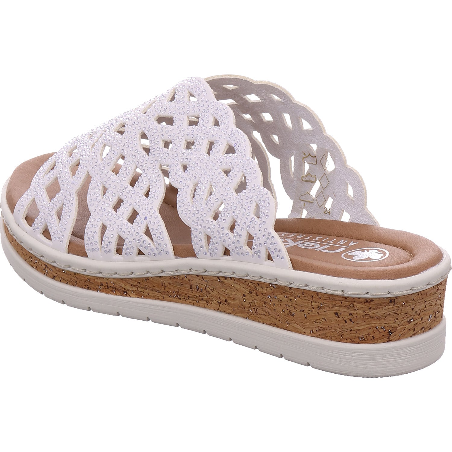 Rieker Women's Mule in White