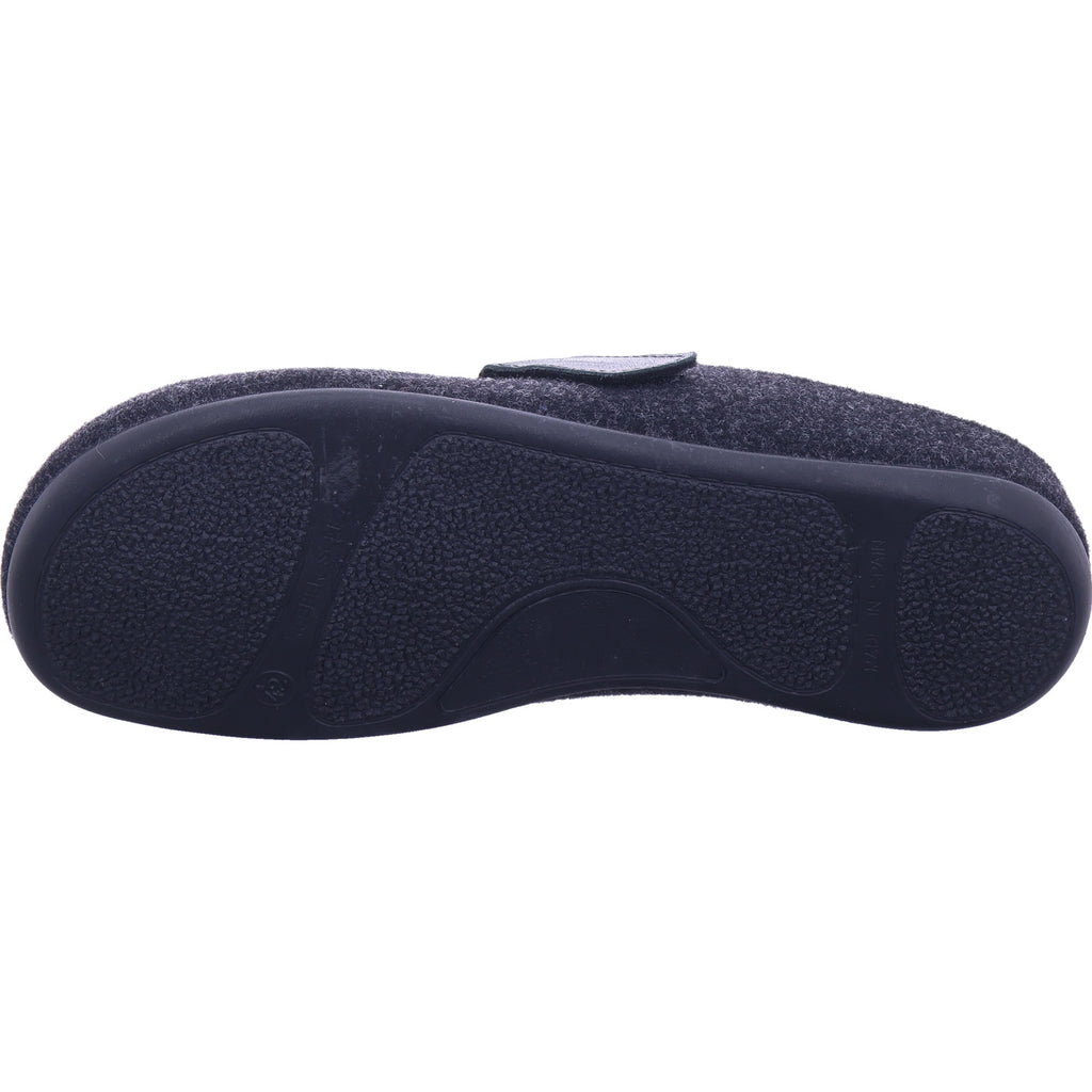 Florett Herren Hausschuh Carlo Pantoffel in schwarz