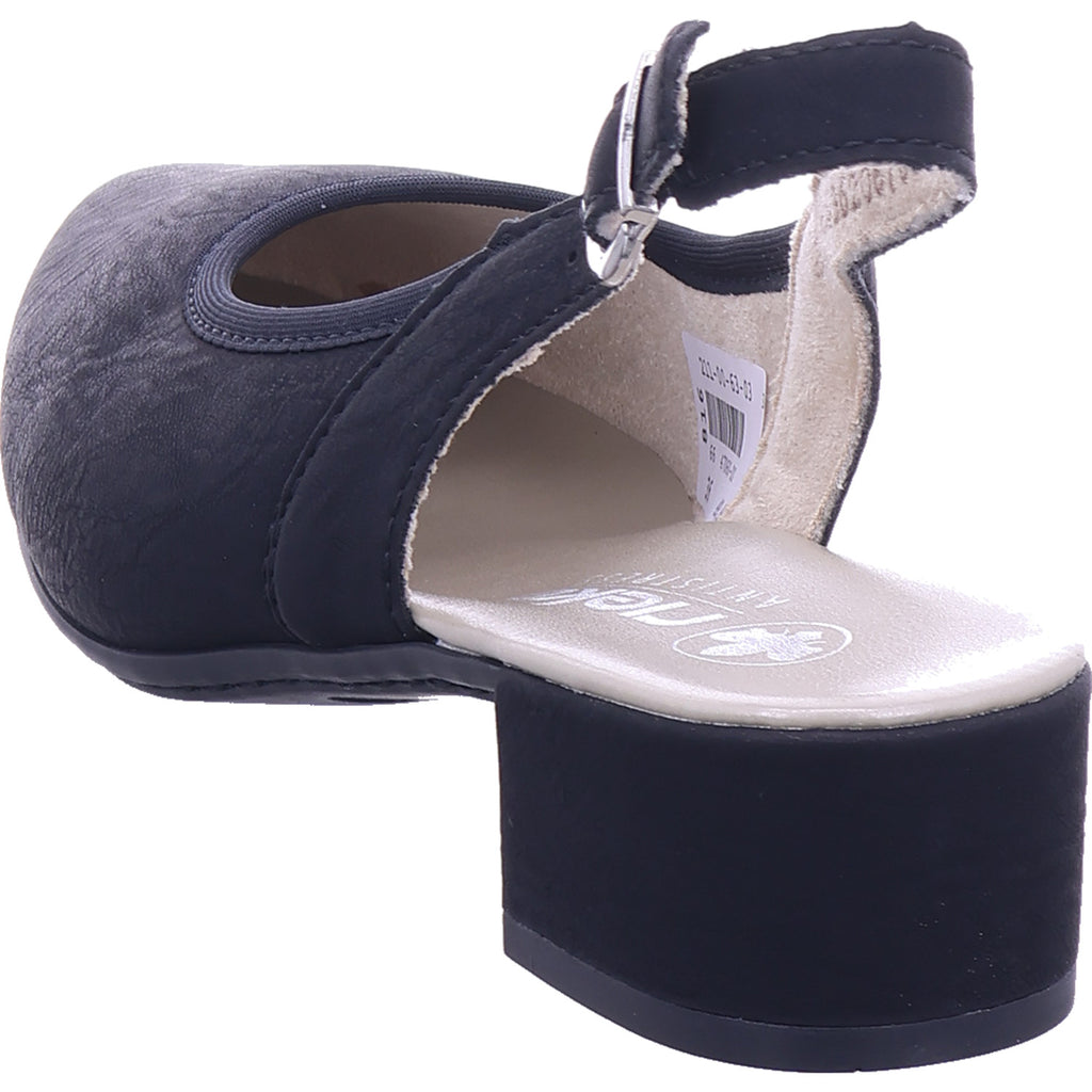 Rieker Damen Pump Fsk Damen Halbschuhe in schwarz