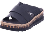 Rieker Damen Pantolette  in schwarz
