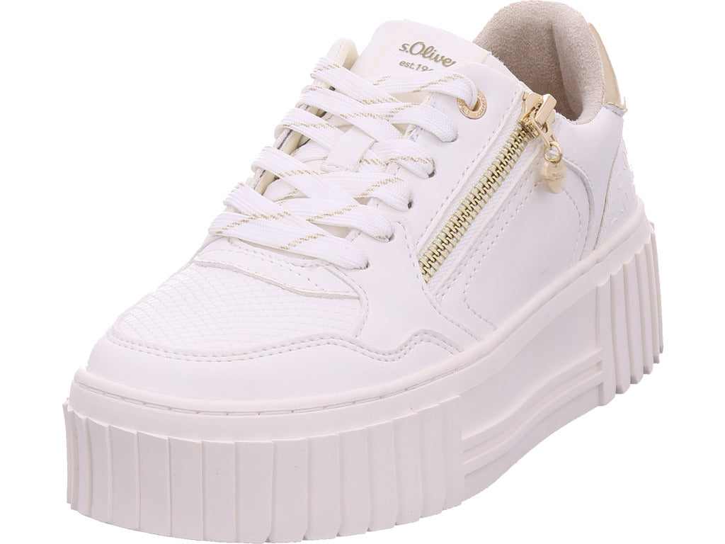 s.Oliver Damen Sneaker  in weiß