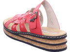 Rieker Women's Mule Fsk Women's Sandals in red