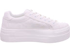 Buffalo textile shoe in white