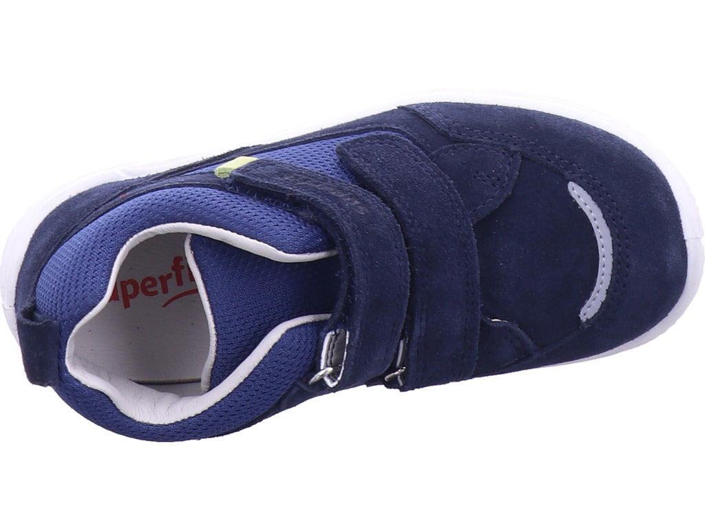 Superfit Boys' Half-Boot Ankle Boot Leather \ Universe in Blue