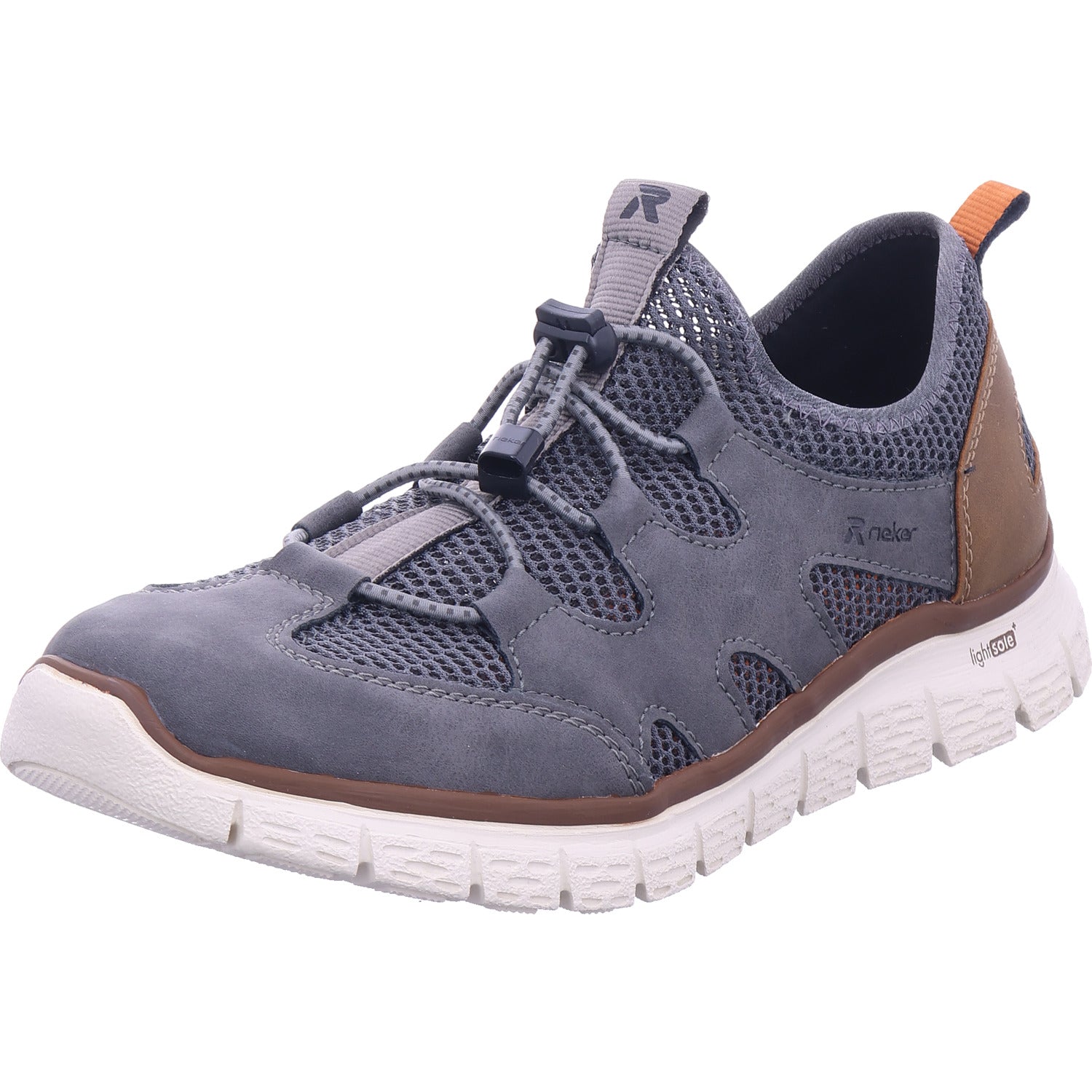 Rieker men's slippers in grey