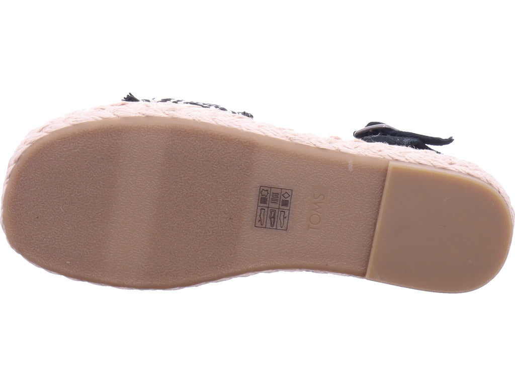 TOMS Damen Slipper Abby in schwarz