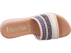 Marila Damen Pantolette  in beige