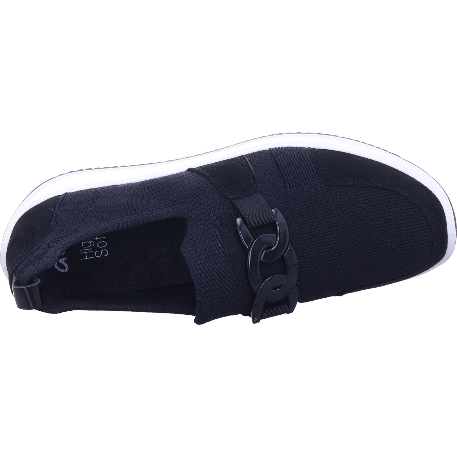 ara Damen Ballerina Lissabon in schwarz