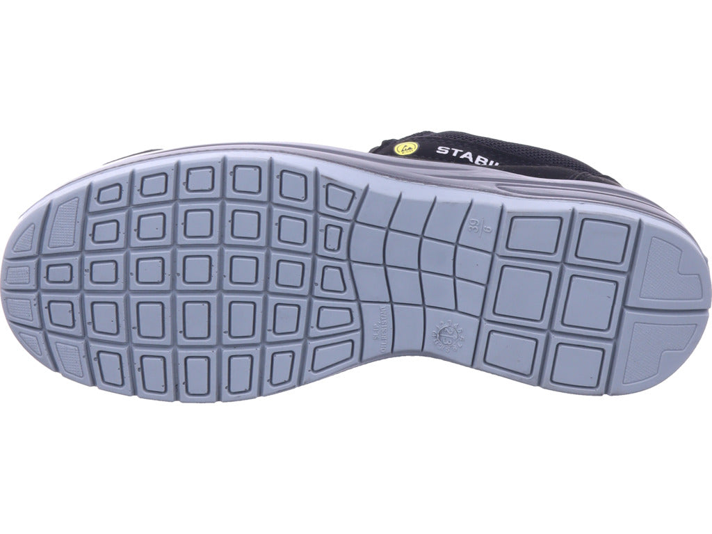 Stabilus Unisex - Adults Mule Jorden Black Twist Air Sandal in black