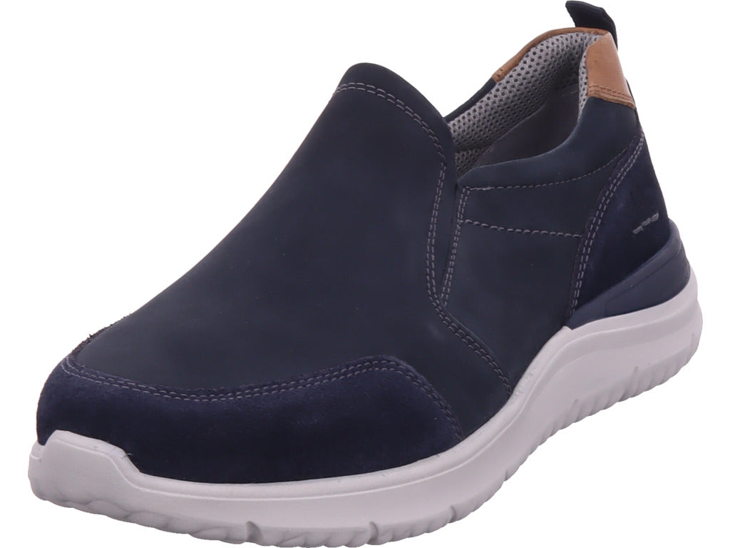 Josef Seibel Herren Slipper Wales 04 in dunkel-blau