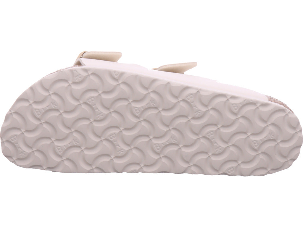 Birkenstock women's Arizona Birko Flor in white