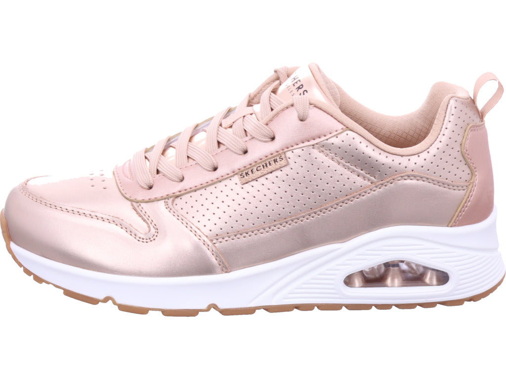 SKECHERS Damen Sneaker Uno-Metallixs in rose