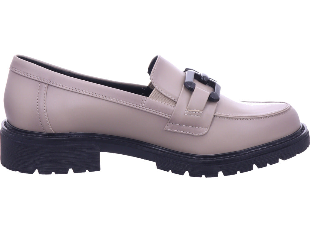 Jana Damen Slipper  in grau