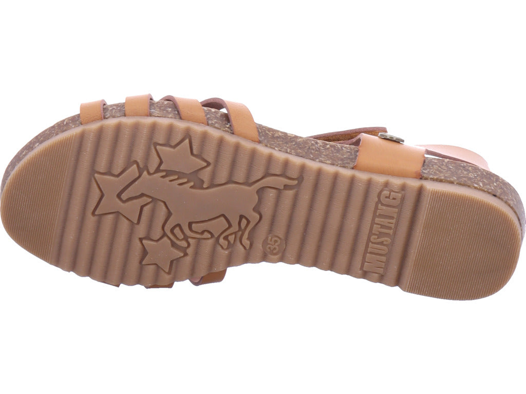 Mustang Mädchen Sandalette  in braun