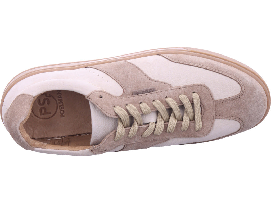 Poelman B.V. Men's Low Shoe in Sand-Taupe