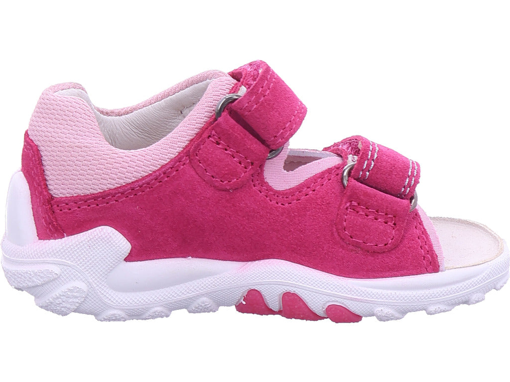 Superfit Baby - Mädchen Sandale Sandale Leder \ Flow in rot