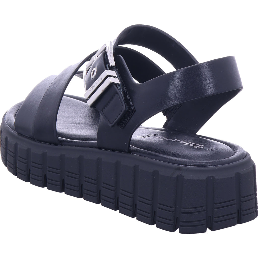 Tamaris Damen Sandale  in schwarz