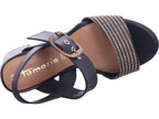 Tamaris Damen Sandalette  in schwarz