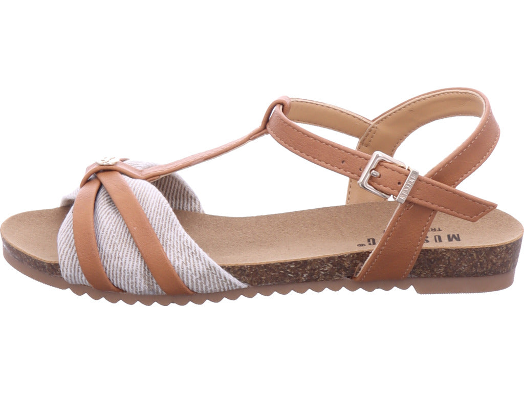 Mustang Mädchen Sandalette  in beige