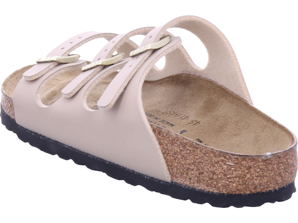 Birkenstock Damen  Florida Birko Flor in beige
