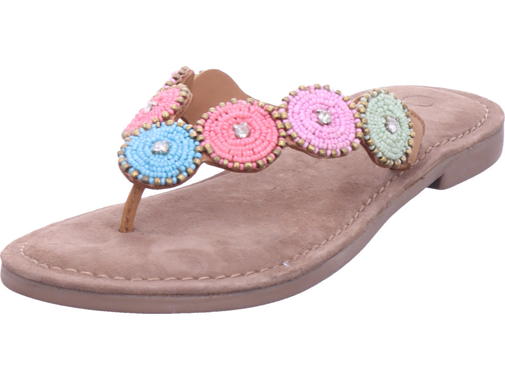 Queens Damen Pantolette  in braun