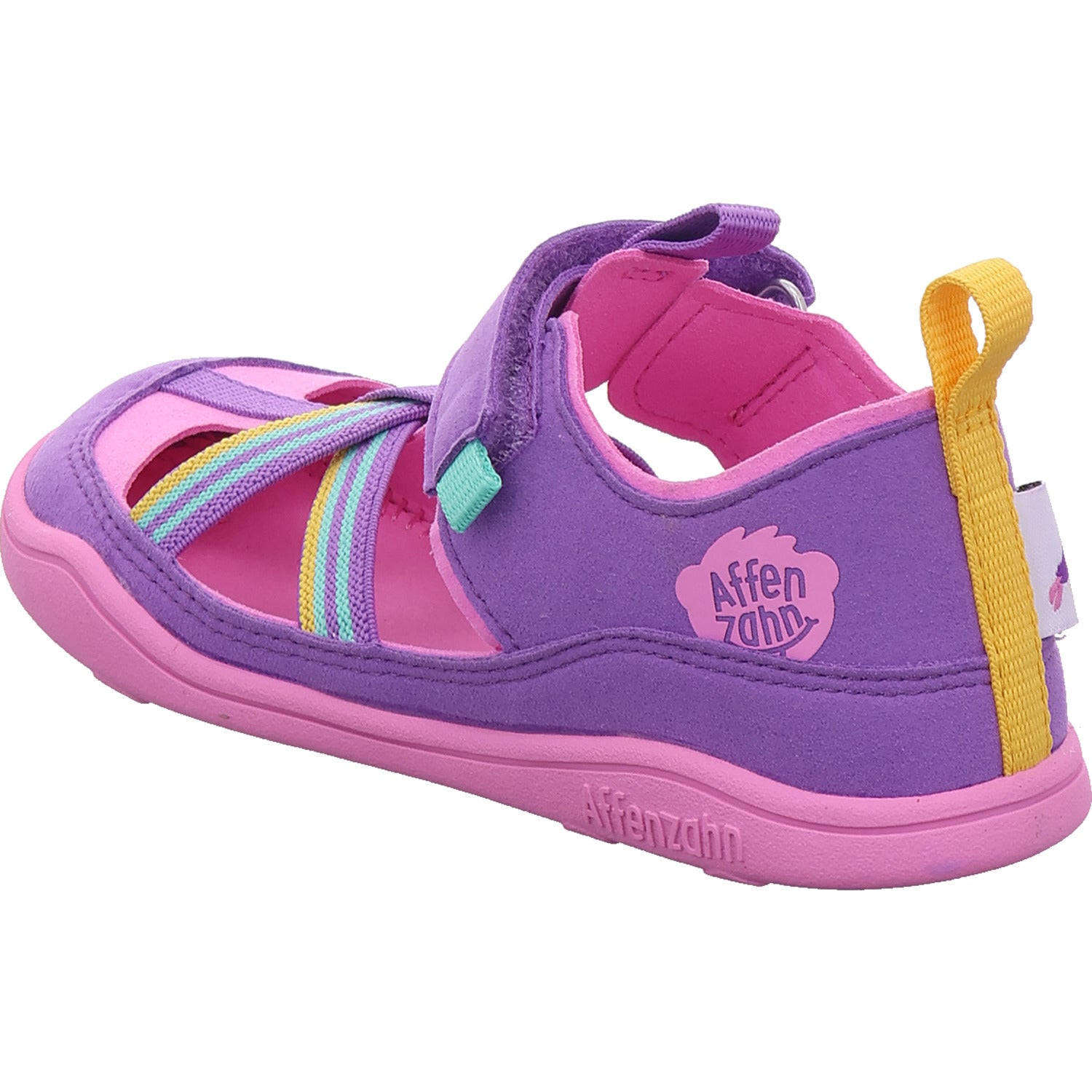 Affenzahn Girls' Barefoot Shoes Vegan Breezy Creative Toucan in Purple