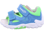 Superfit Jungen Sandale Sandale Leder \ Flow in blau