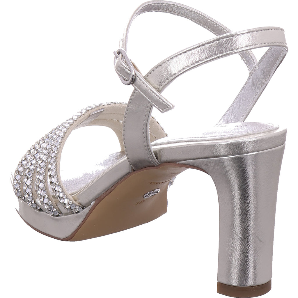 Tamaris Women's Sandals in Platinum