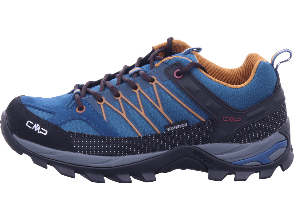 CMP pánské Rigel Low trekové boty v modré barvě
