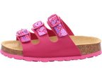 BOLD Mädchen Pantolette Pink Herz in rot