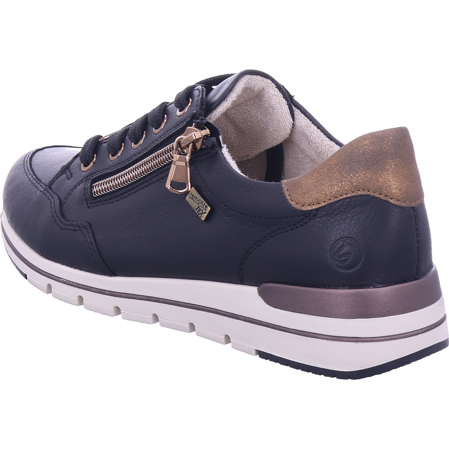 Remonte Damen Sneaker  in schwarz