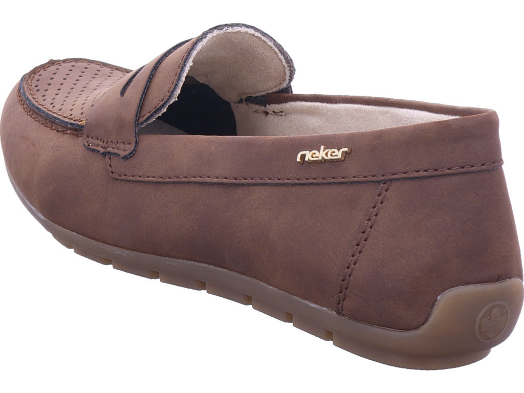 Rieker Damen Slipper  in braun