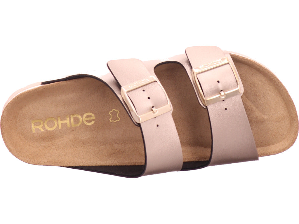 Rohde women's mule in gold