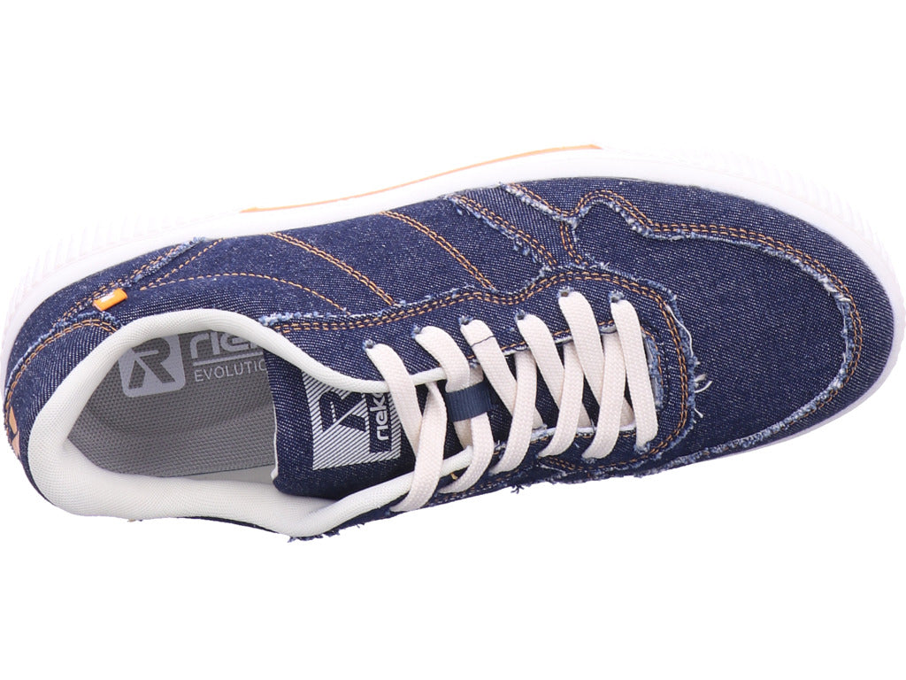 Rieker Damen Sneaker Fsk Damen Halbschuhe in blau