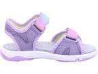 Dívčí sandály Superfit Pebbles, fialové