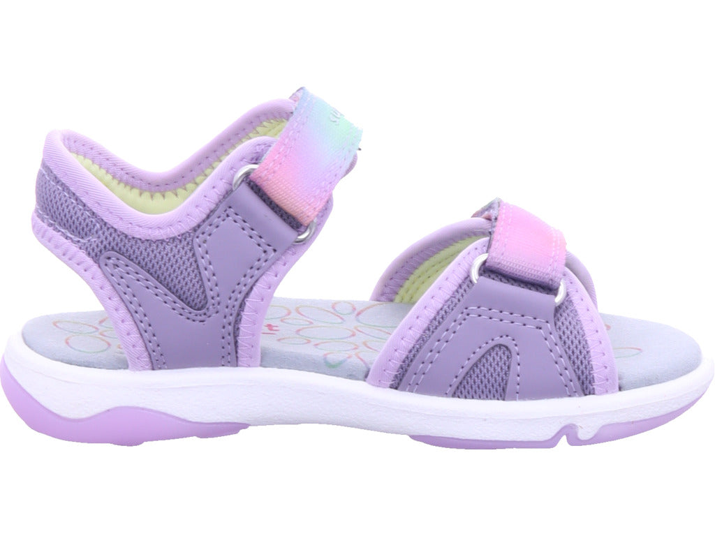Dívčí sandály Superfit Pebbles, fialové