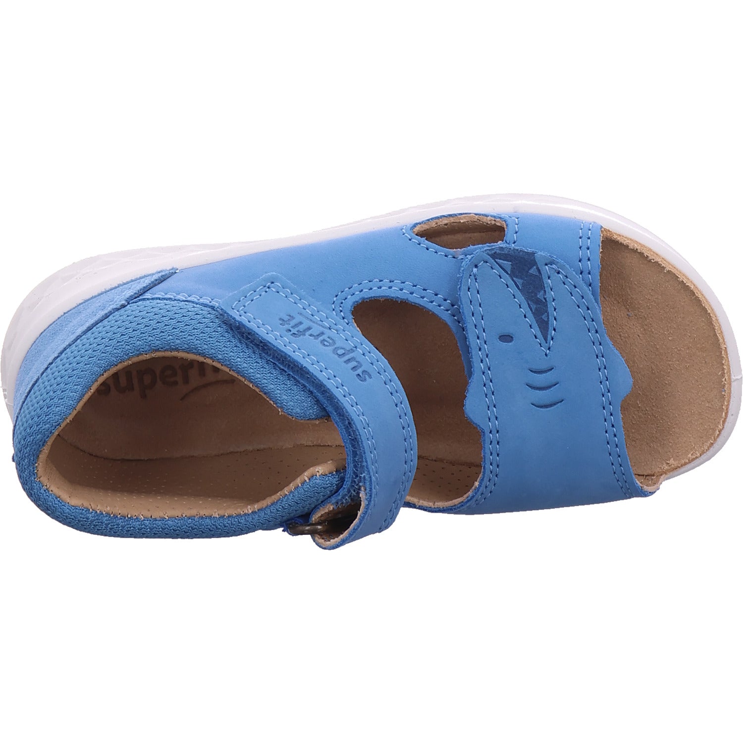 Superfit Jungen Sandale Sandale Leder \ Lagoon in blau