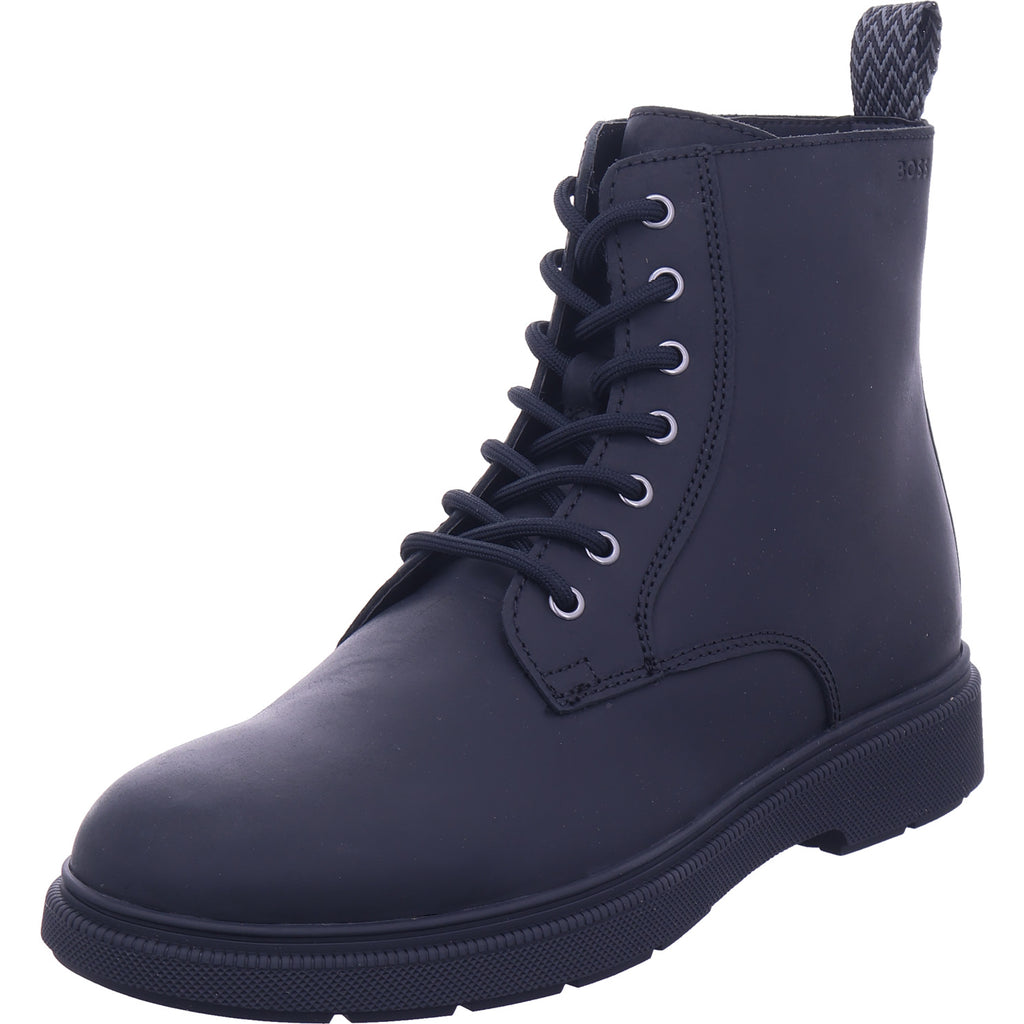 HUGO BOSS AG Herren Stiefelette Ferling_Halb_Ltplup in schwarz