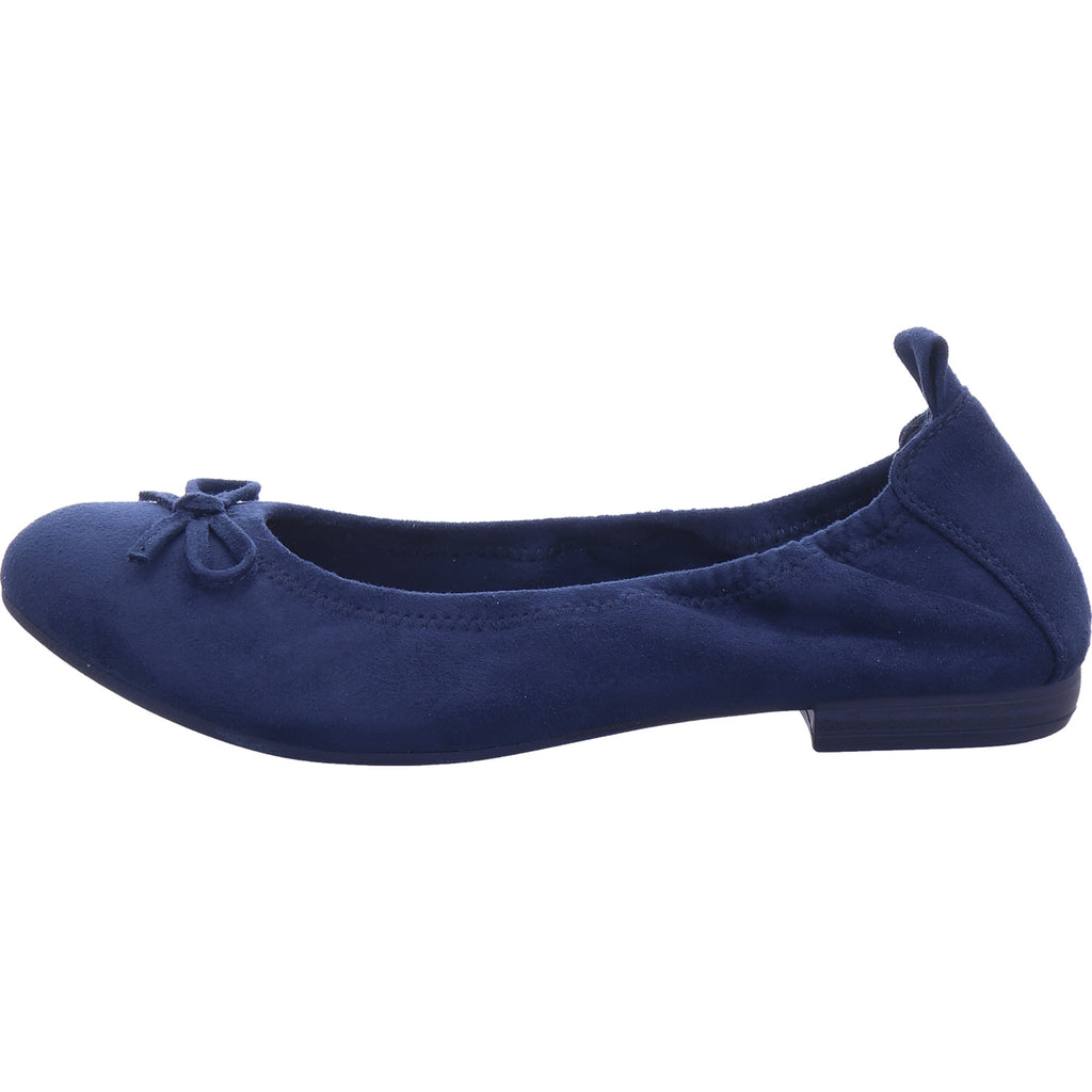 Marco Tozzi women's ballerina shoes in blue